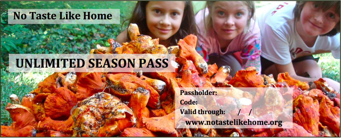 Season pass for wild food tours, unlimited